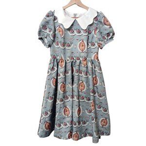 Q Pot Poodle Cake Puff Sleeve Dress M NEW Japanese Kawaii Lolita Dress $225